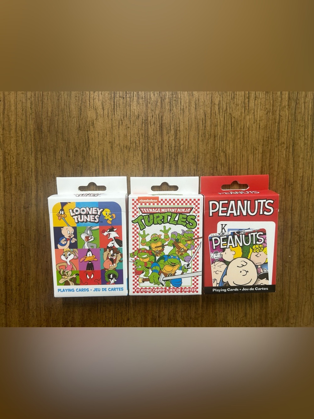 NEW Playing Cards: Looney Tunes, Teenage Mutant Ninja Turtles, and Peanuts! 🃏